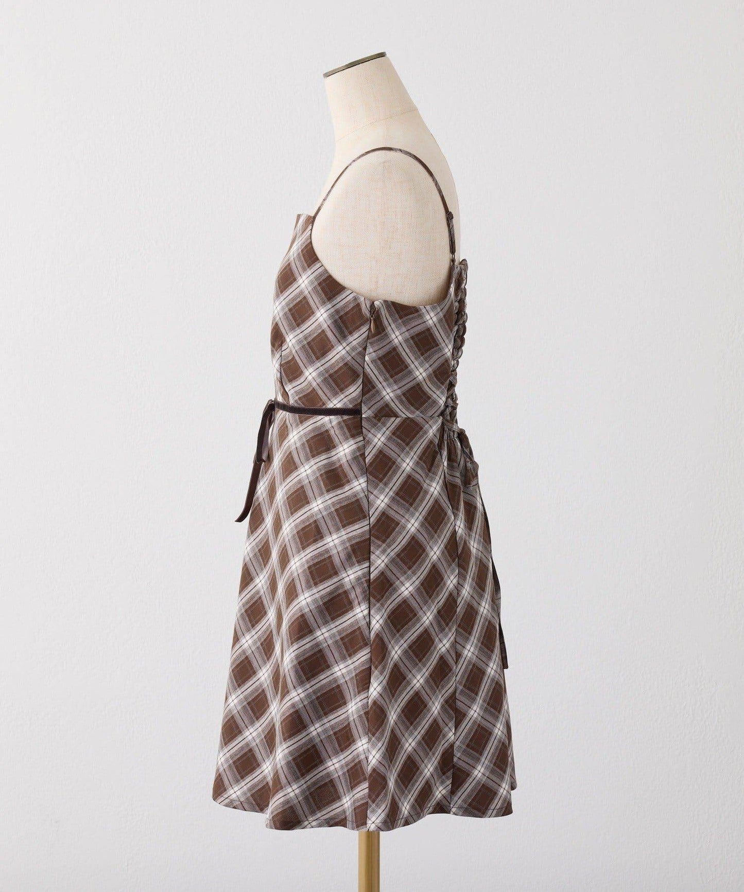 【套裝優惠活動商品】後背繫帶蕾絲吊帶連衣裙