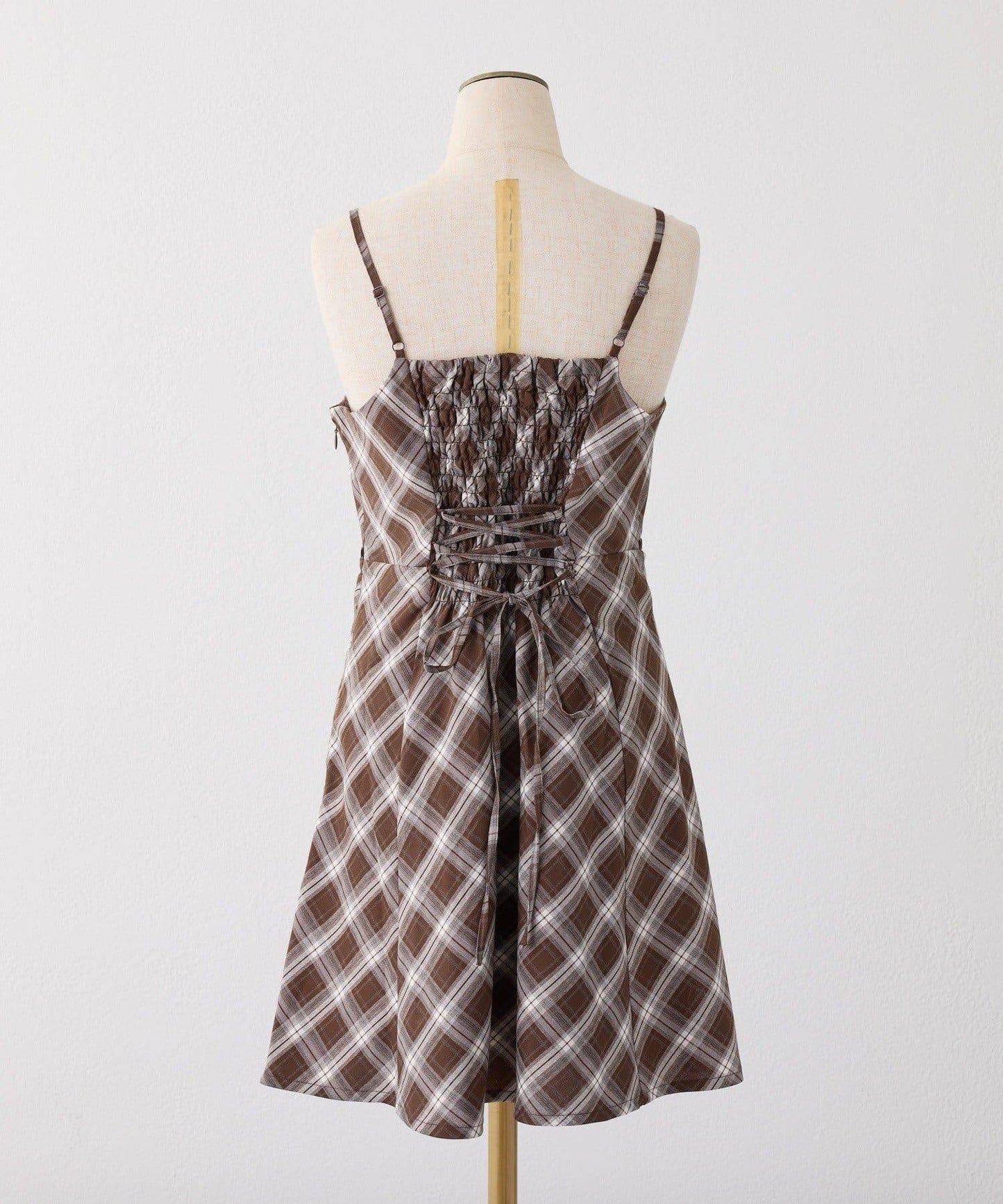 【套裝優惠活動商品】後背繫帶蕾絲吊帶連衣裙