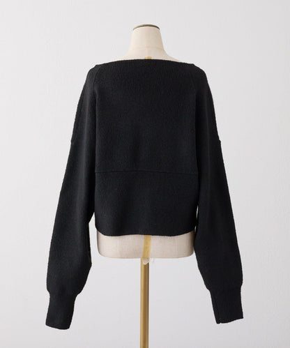 【套裝促銷商品】交叉針織&側邊繫帶吊帶連衣裙套裝