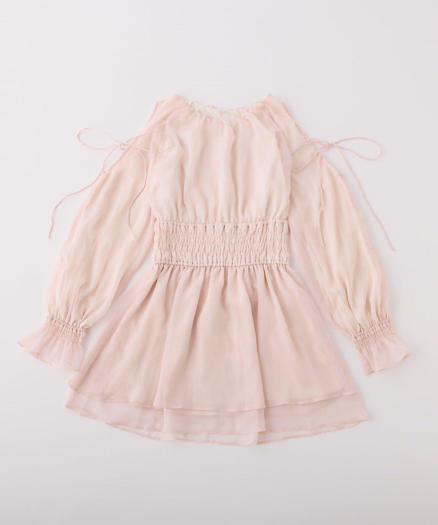 【套裝優惠商品】露肩褶皺長款上衣