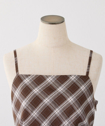 【套裝優惠活動商品】後背繫帶蕾絲吊帶連衣裙