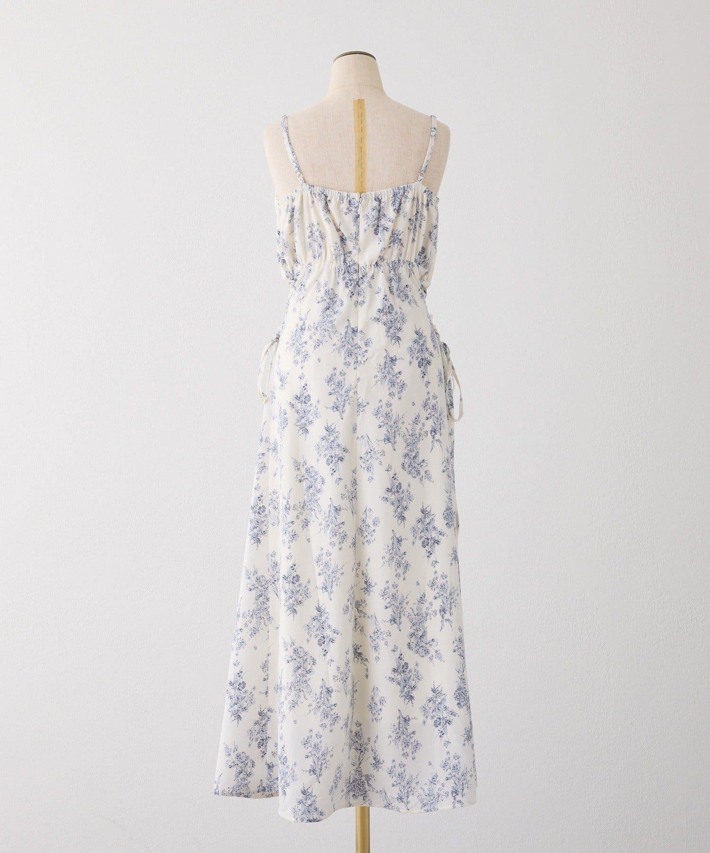 【套裝促銷商品】交叉針織&側邊繫帶吊帶連衣裙套裝