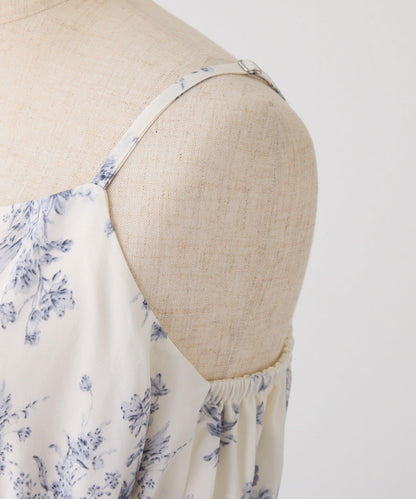 【套裝促銷商品】交叉針織&側邊繫帶吊帶連衣裙套裝