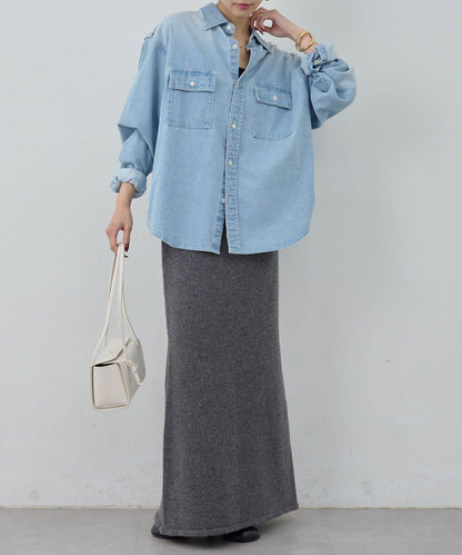 【可成套搭配】美利奴羊毛針織半身裙