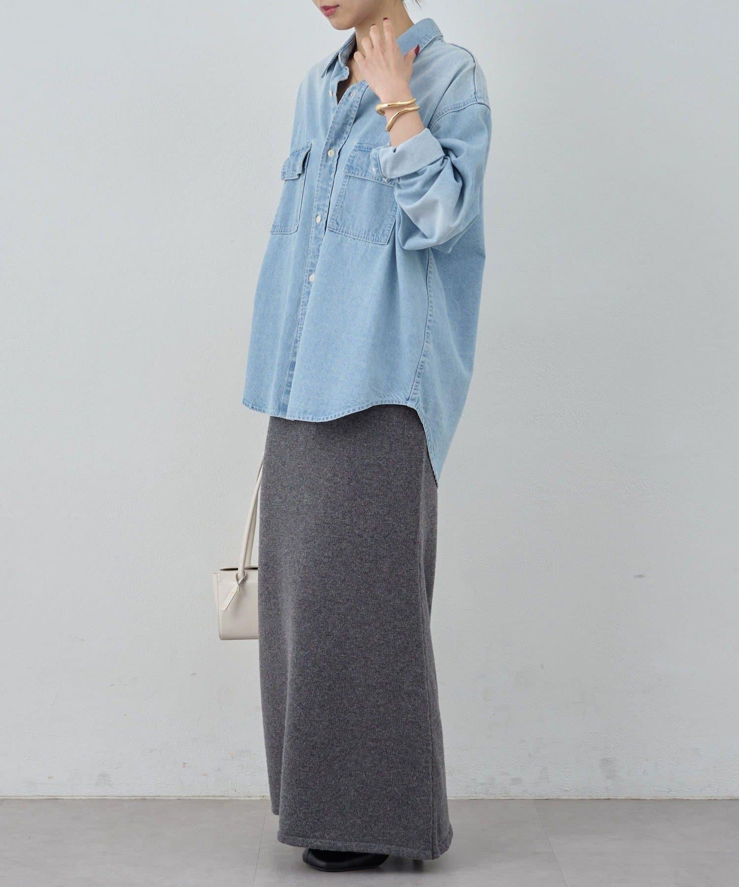 【可成套搭配】美利奴羊毛針織半身裙