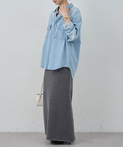 【可成套搭配】美利奴羊毛針織半身裙