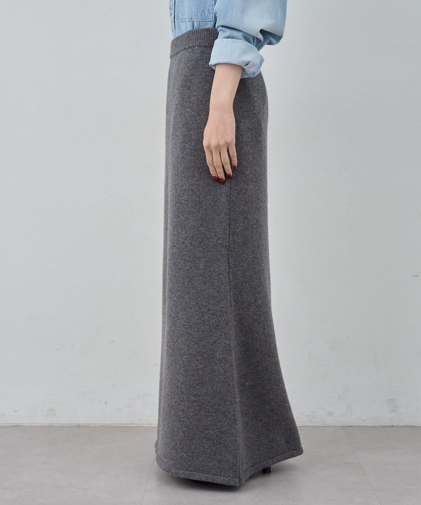 【可成套搭配】美利奴羊毛針織半身裙