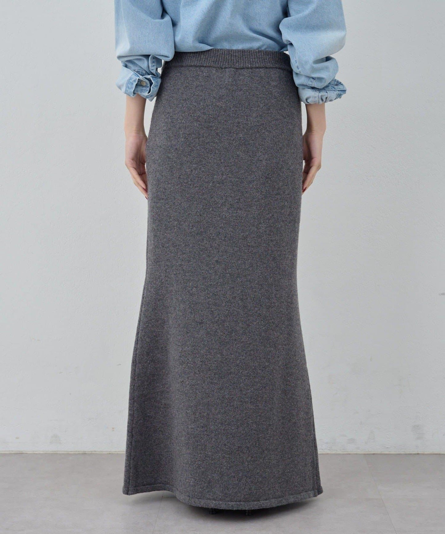 【可成套搭配】美利奴羊毛針織半身裙