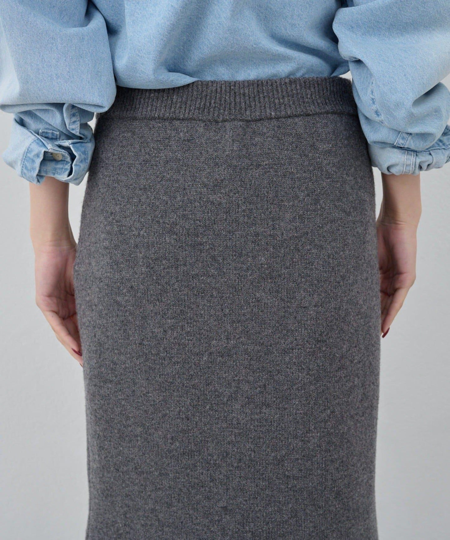 【可成套搭配】美利奴羊毛針織半身裙