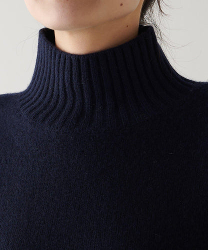 【Drawing Numbers】接結寬鬆高領針織衫