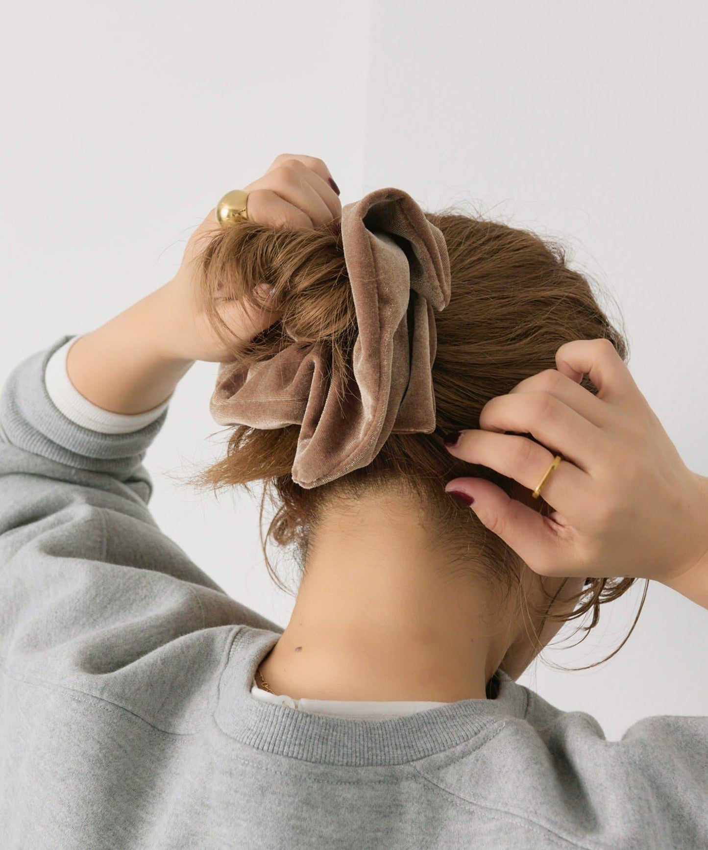 【@noricorico102企畫】方形天鵝絨髮圈