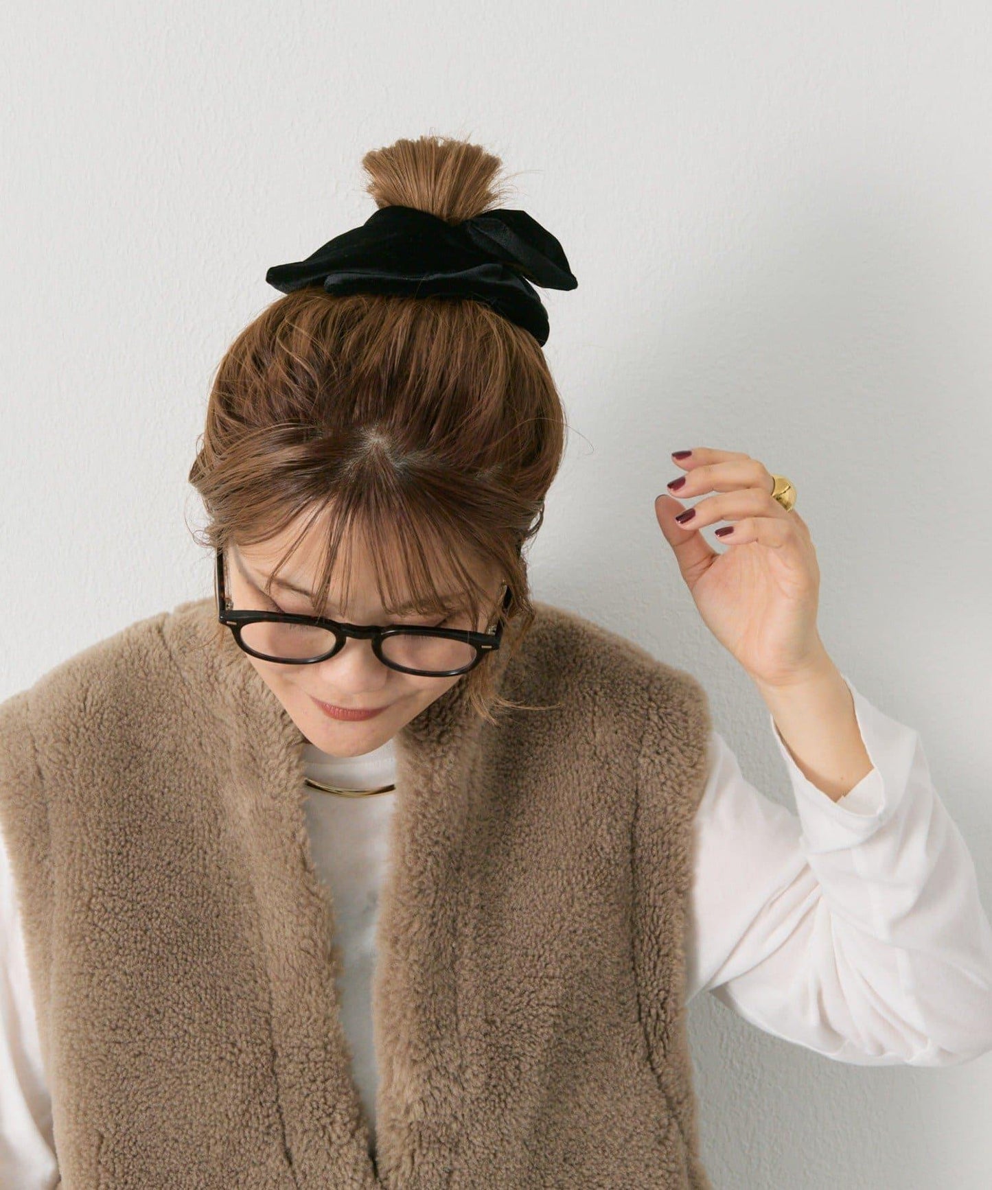 【@noricorico102企畫】方形天鵝絨髮圈