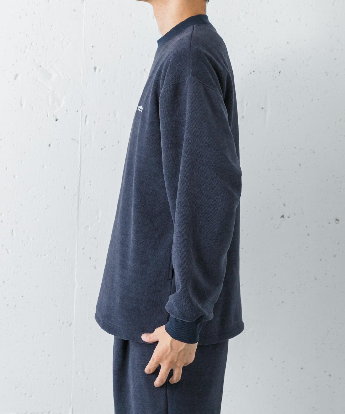 『聯名』THOUSAND MILE×URBAN RESEARCH 針織抓絨圓領套頭衫