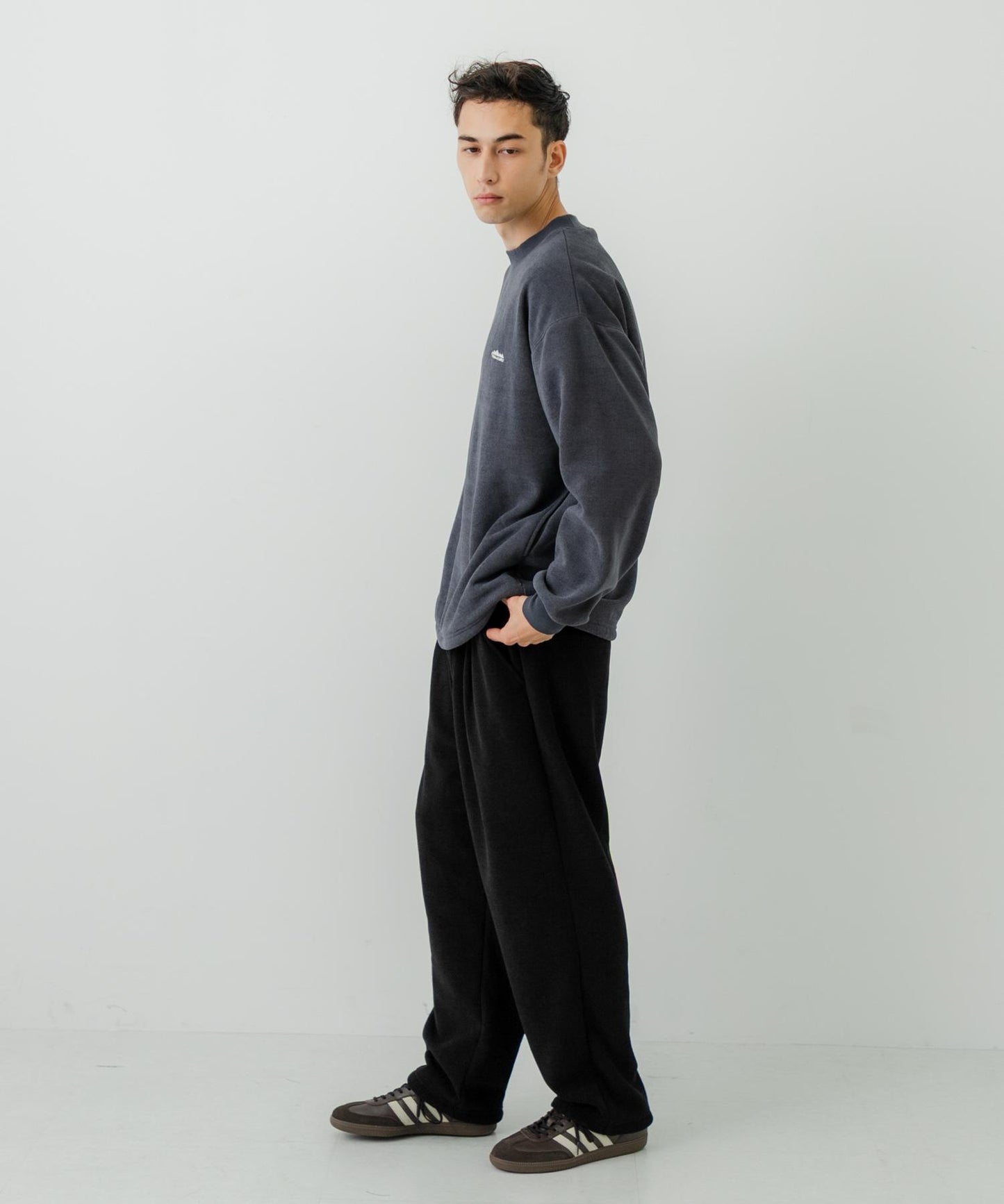 『聯名』THOUSAND MILE×URBAN RESEARCH 針織抓絨圓領套頭衫