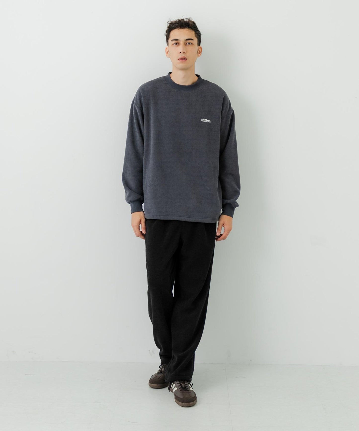 『聯名』THOUSAND MILE×URBAN RESEARCH 針織抓絨圓領套頭衫