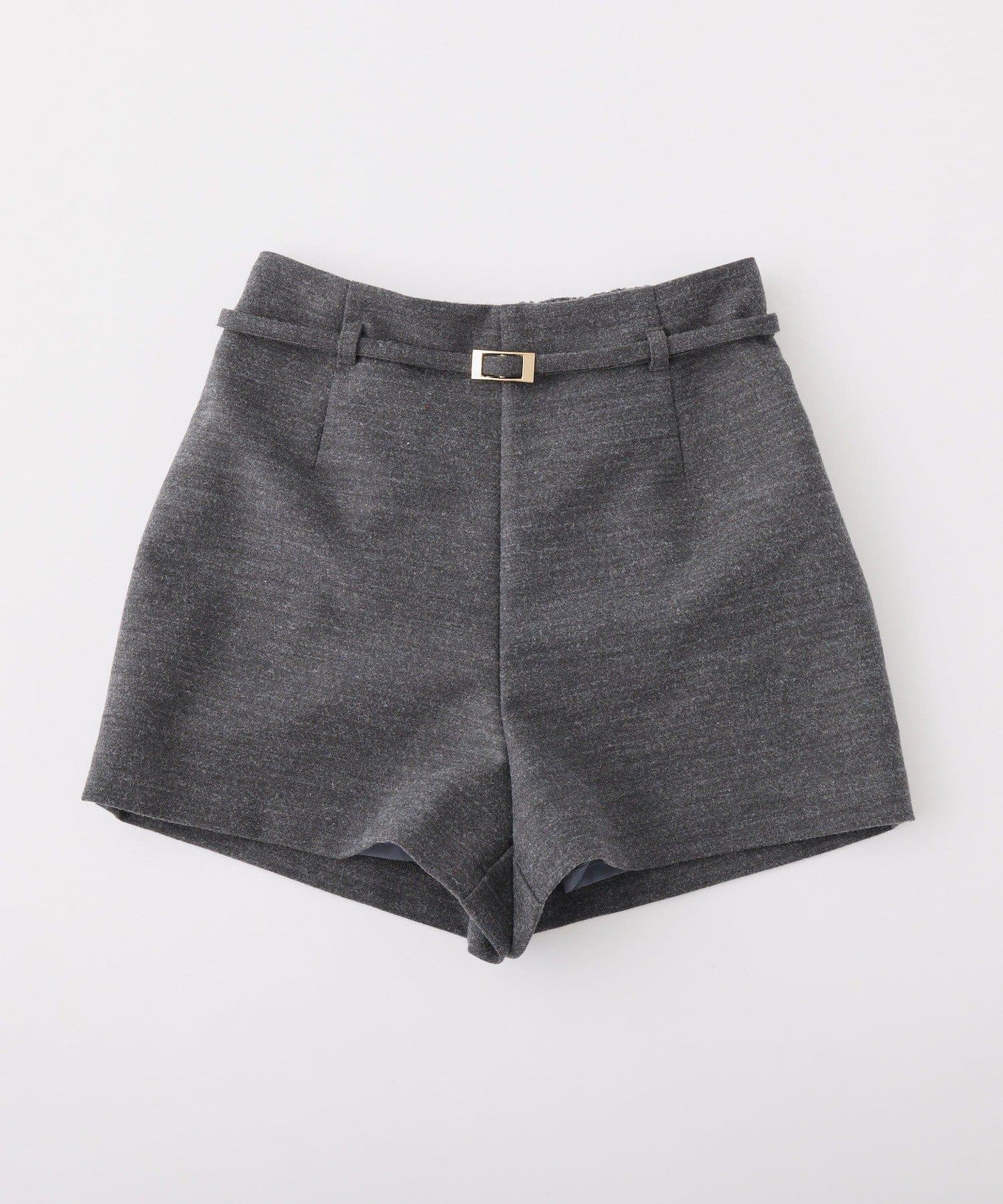 配腰帶休閒短褲