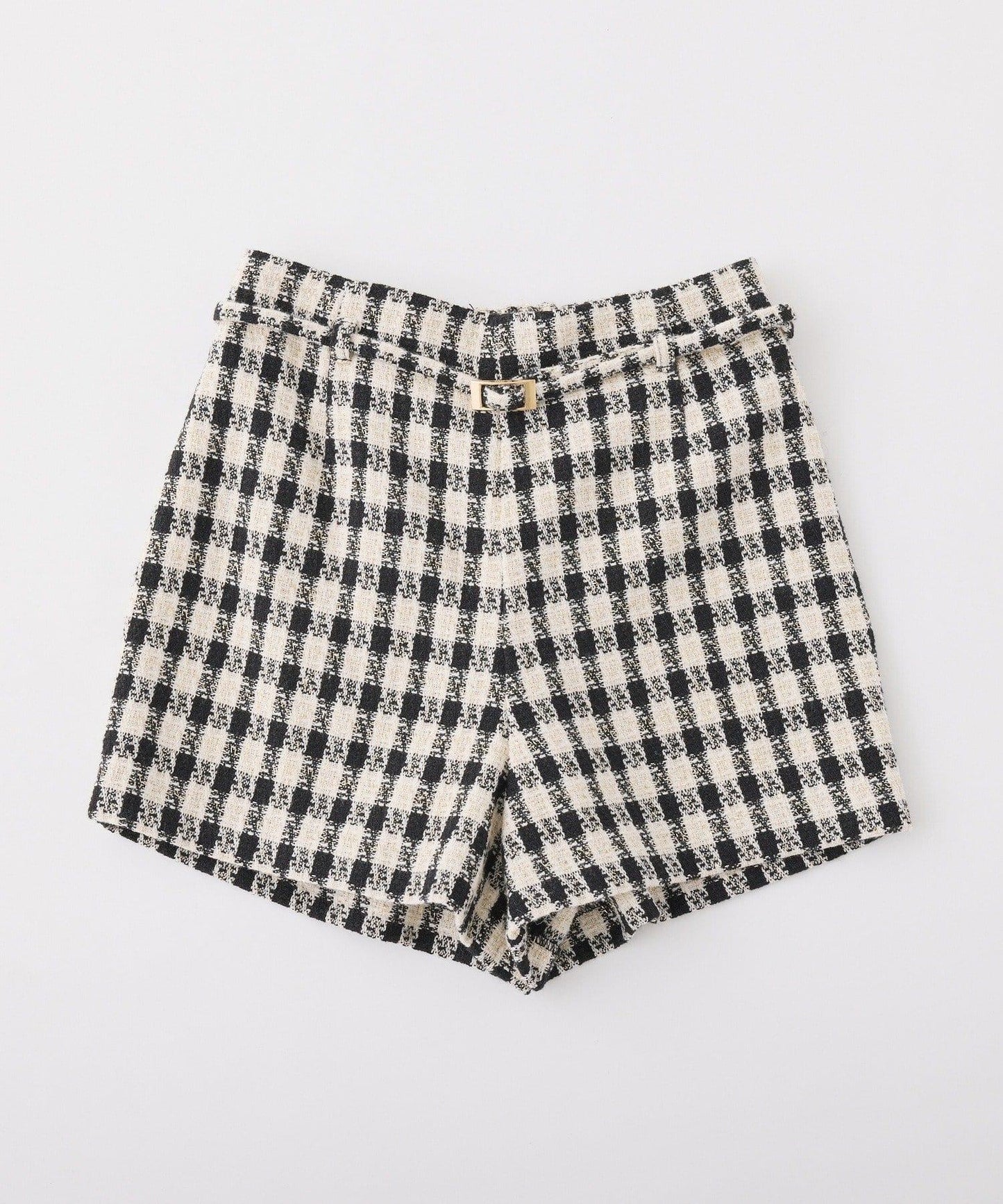 配腰帶休閒短褲