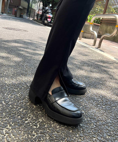 羅紋開叉針織褲