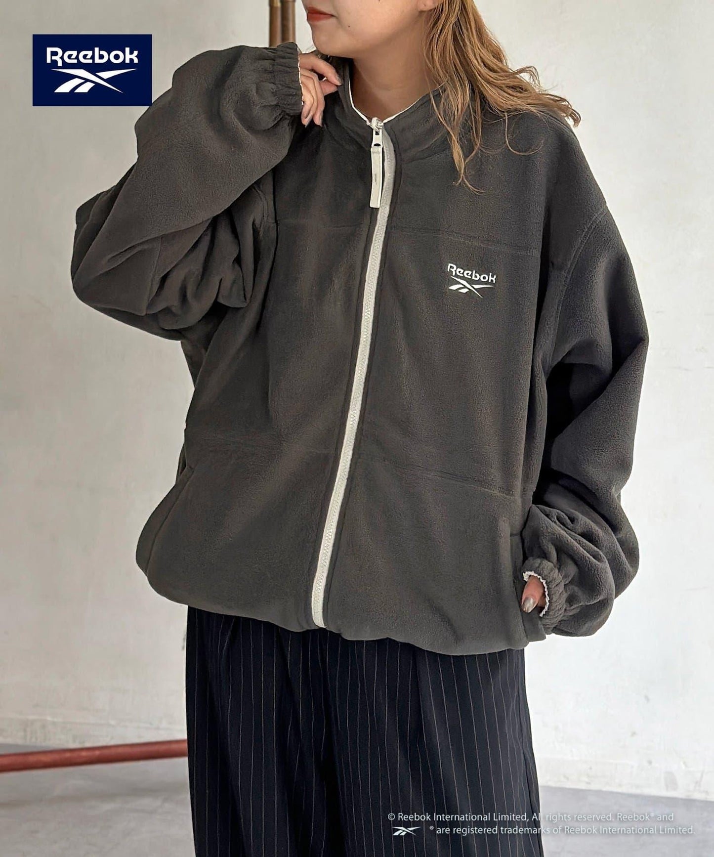 【Reebok】可雙面穿夾克