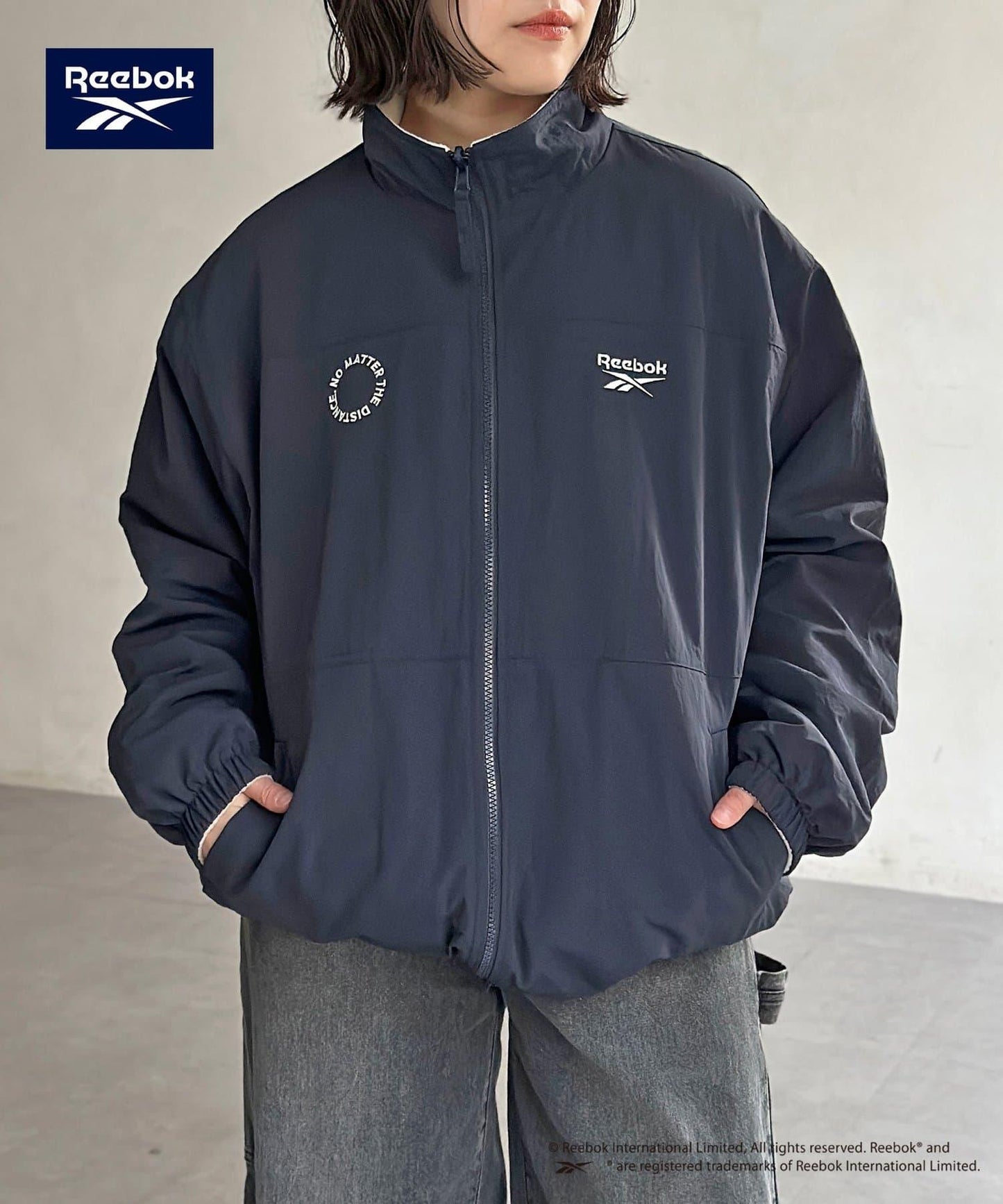 【Reebok】可雙面穿夾克