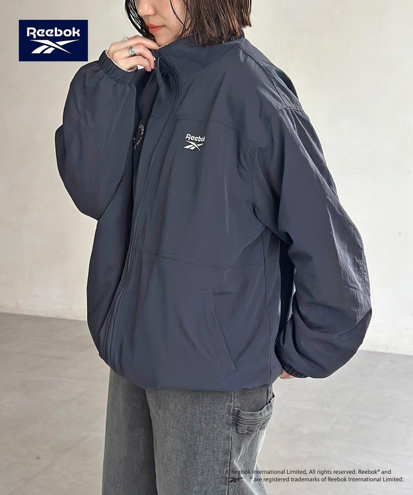 【Reebok】可雙面穿夾克