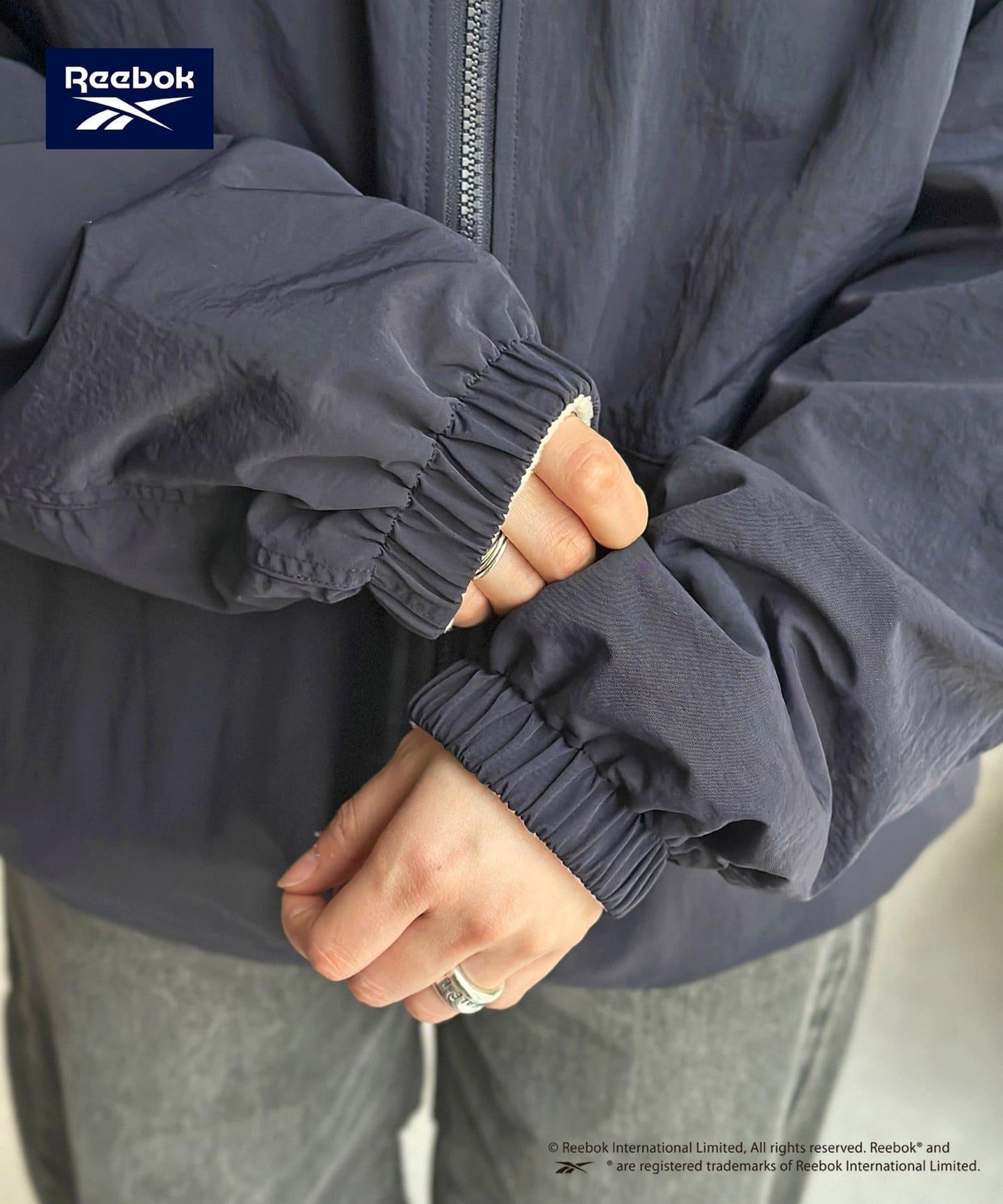 【Reebok】可雙面穿夾克