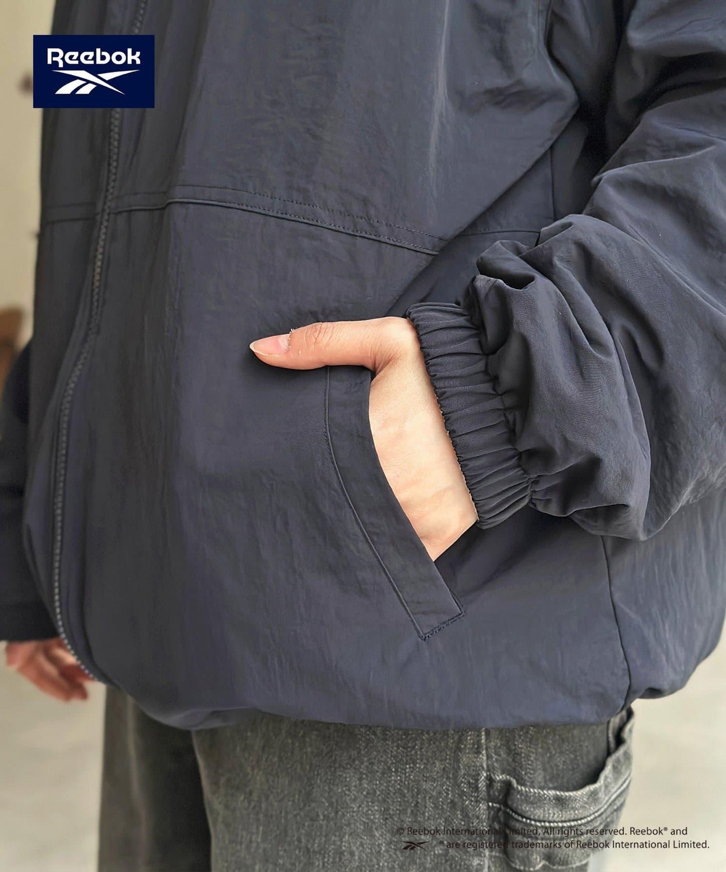 【Reebok】可雙面穿夾克