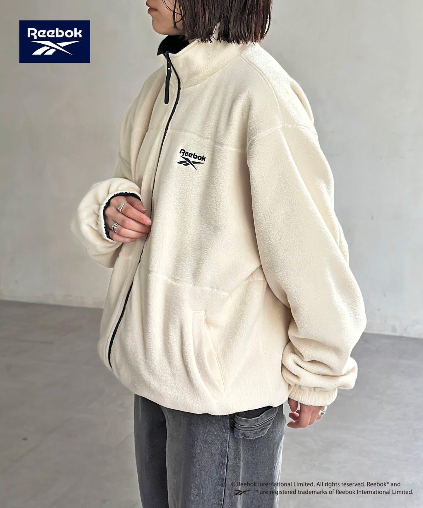 【Reebok】可雙面穿夾克