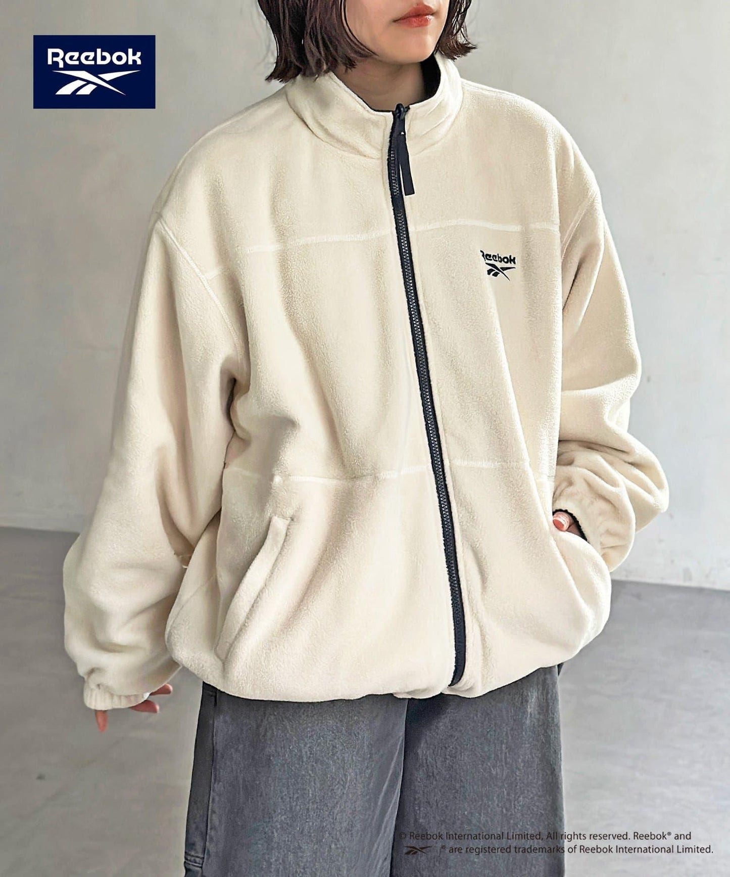 【Reebok】可雙面穿夾克