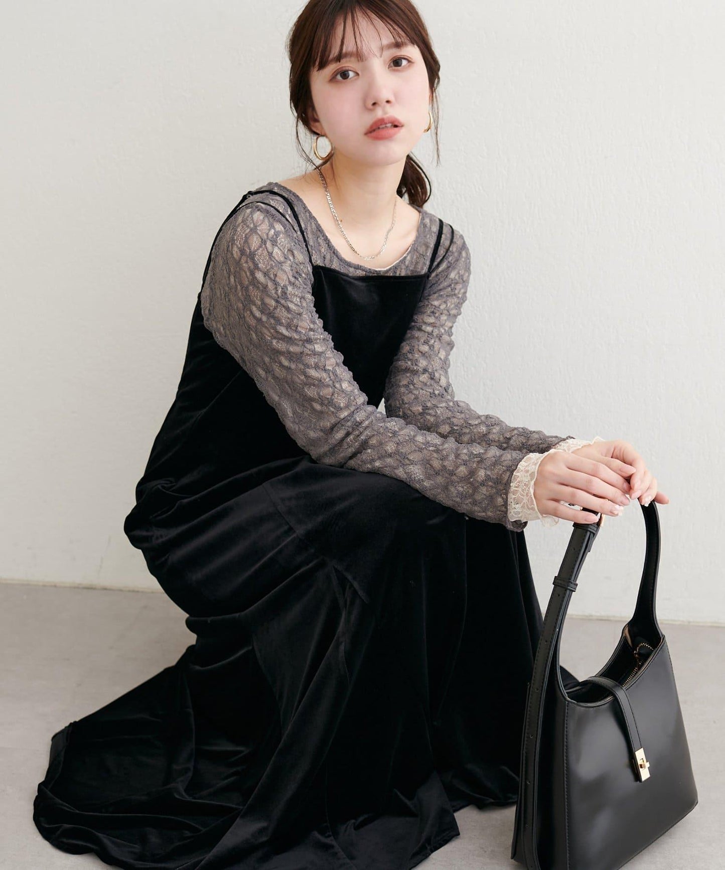 〈mizu〉多功能蝴蝶結美人魚連衣裙