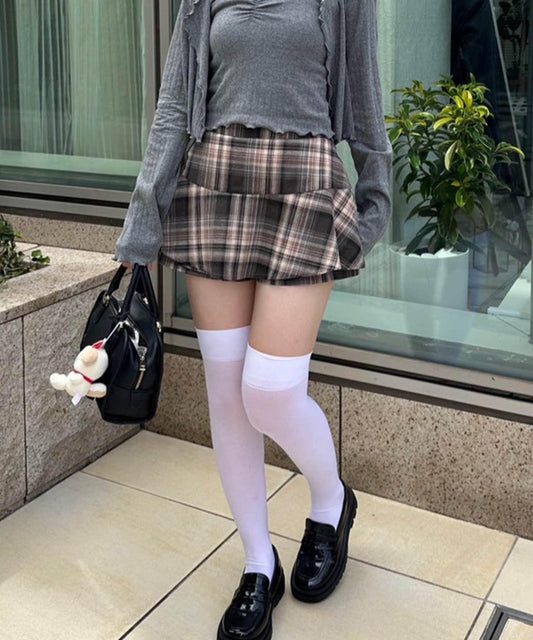 【RMAF】格子迷你半身裙褲