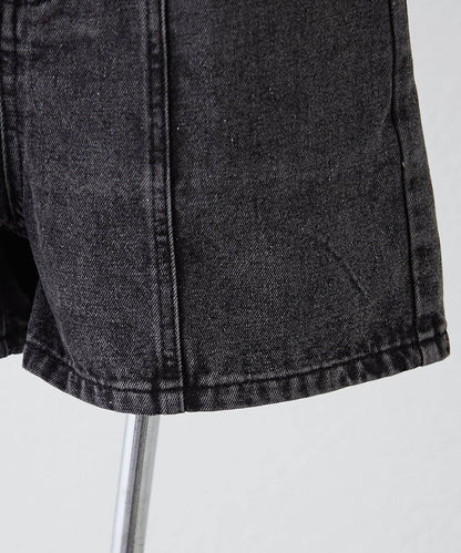 【RMAF】附腰帶短款牛仔褲