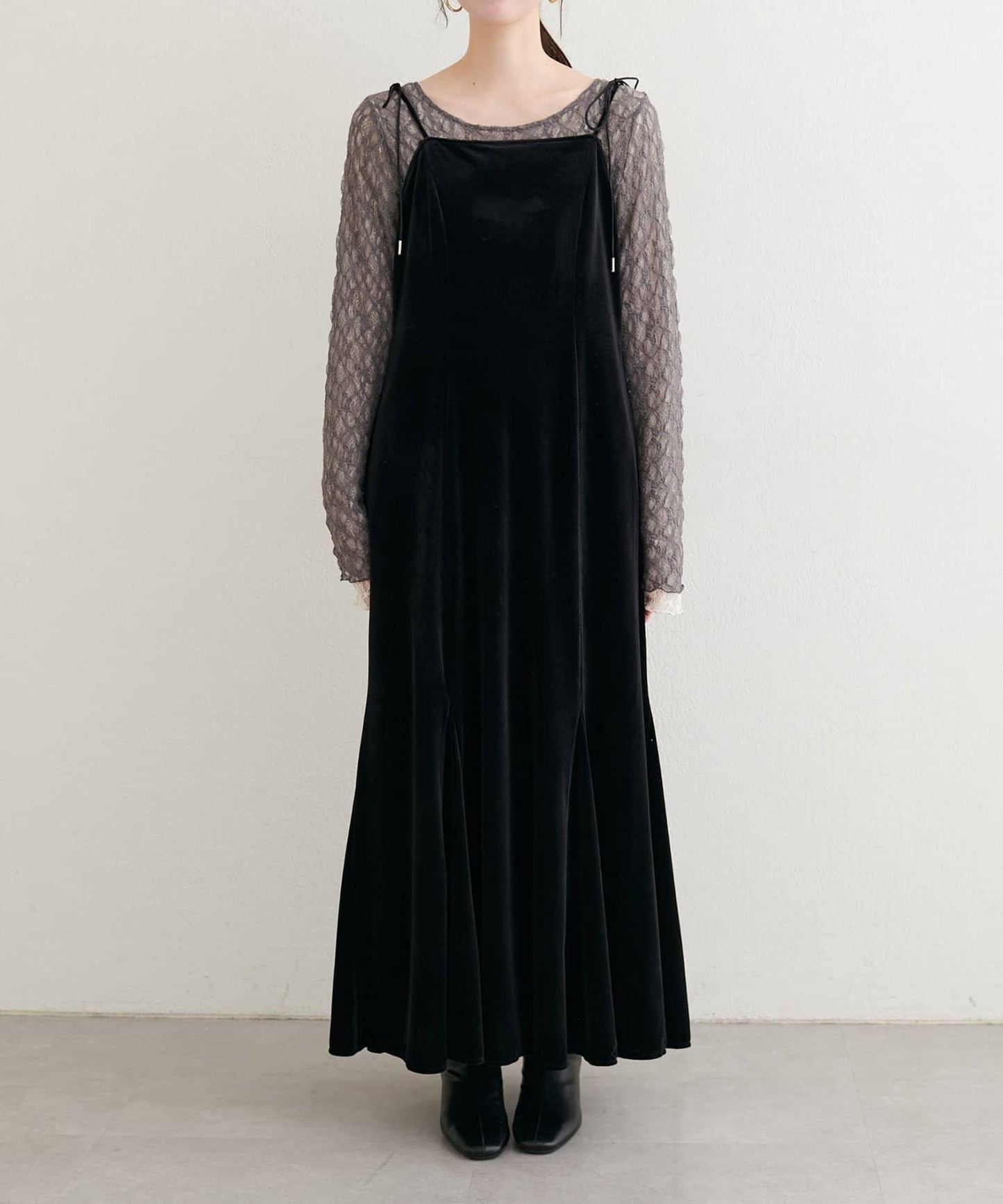 〈mizu〉多功能蝴蝶結美人魚連衣裙