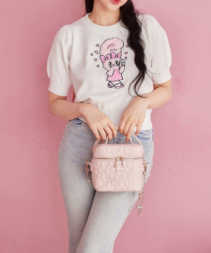 【one after another】西班牙風格短袖針織衫