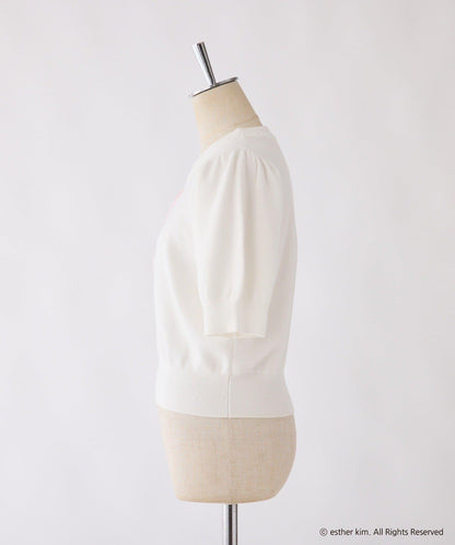 【one after another】西班牙風格短袖針織衫