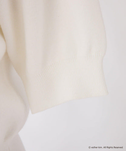 【one after another】西班牙風格短袖針織衫