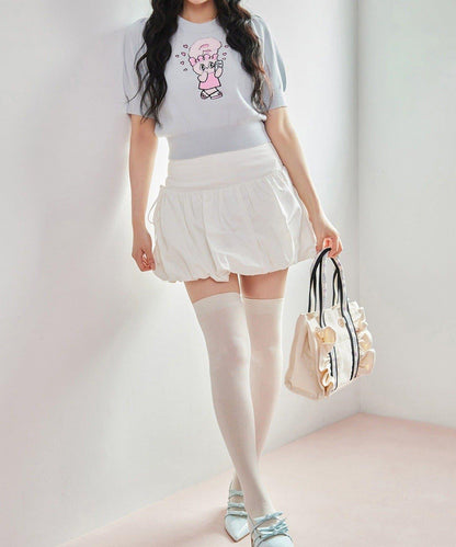 【one after another】西班牙風格短袖針織衫