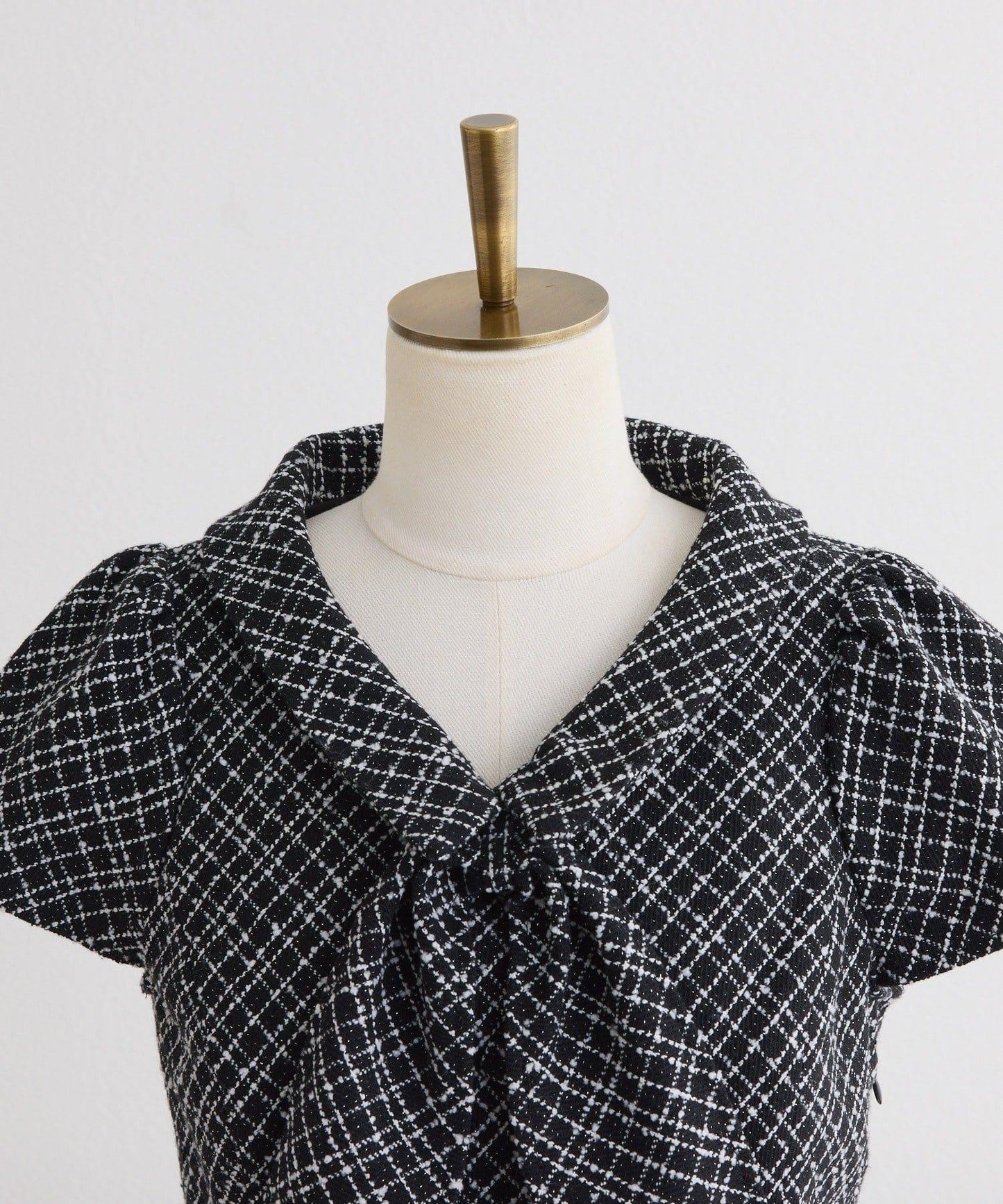 【one after another】泡泡袖迷你連衣裙