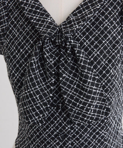 【one after another】泡泡袖迷你連衣裙