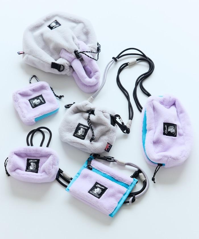 特別款絨毛L型拉鍊錢包