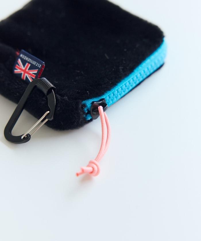 特別款絨毛L型拉鍊錢包