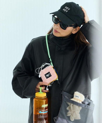 特別款絨毛L型拉鍊錢包