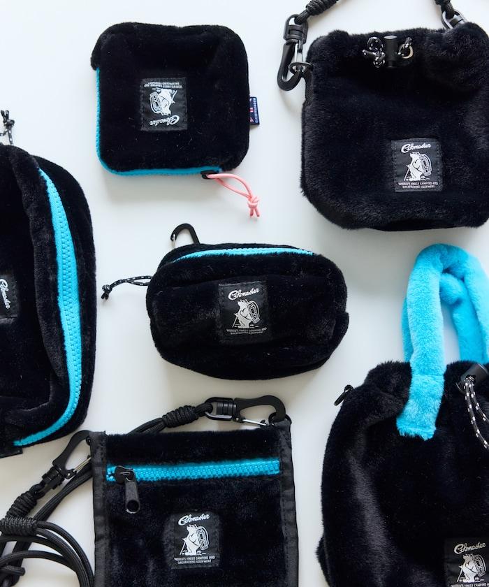 特別款絨毛方形小號收納包