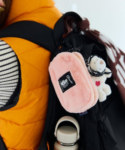 特別款絨毛方形小號收納包