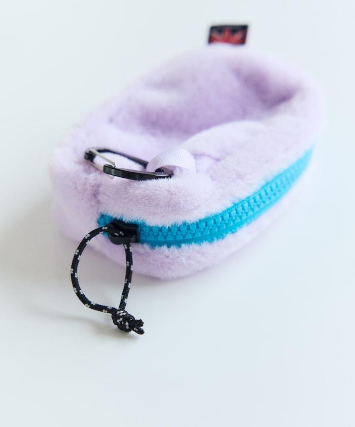 特別款絨毛方形小號收納包