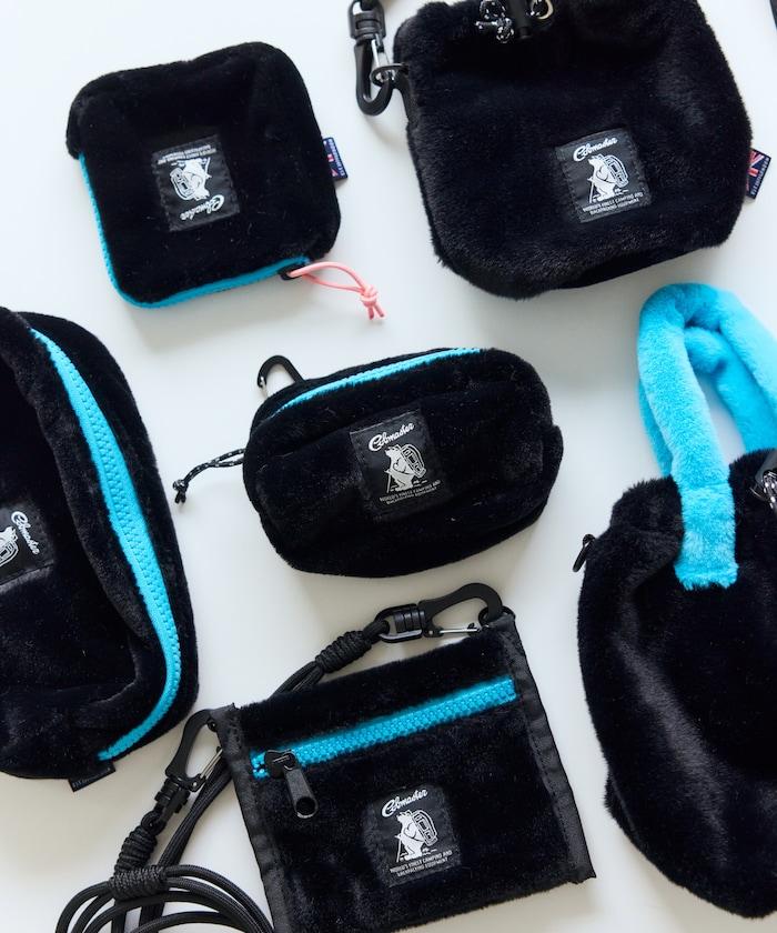 特別款絨毛方形小號收納包