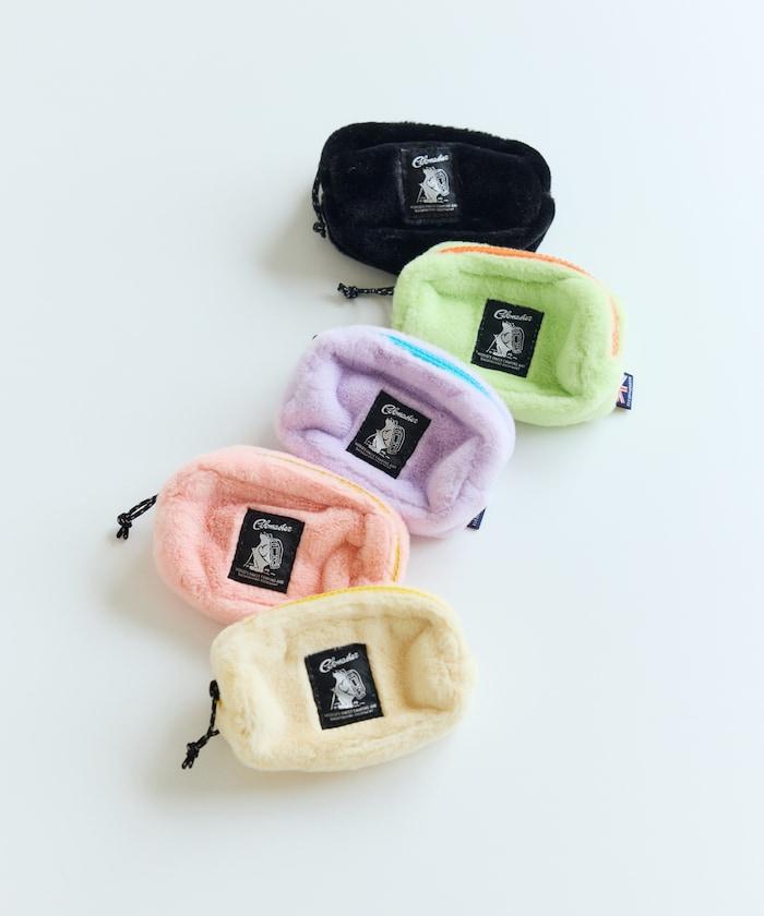 特別款絨毛方形小號收納包