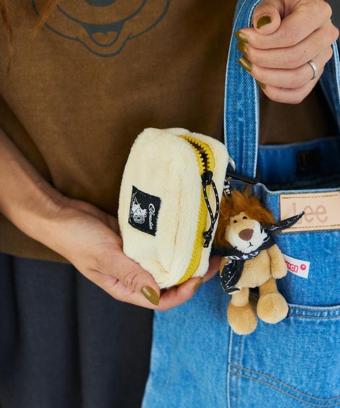 特別款絨毛方形小號收納包