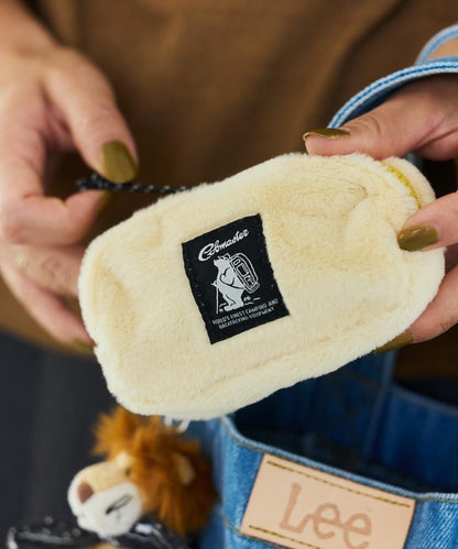 特別款絨毛方形小號收納包