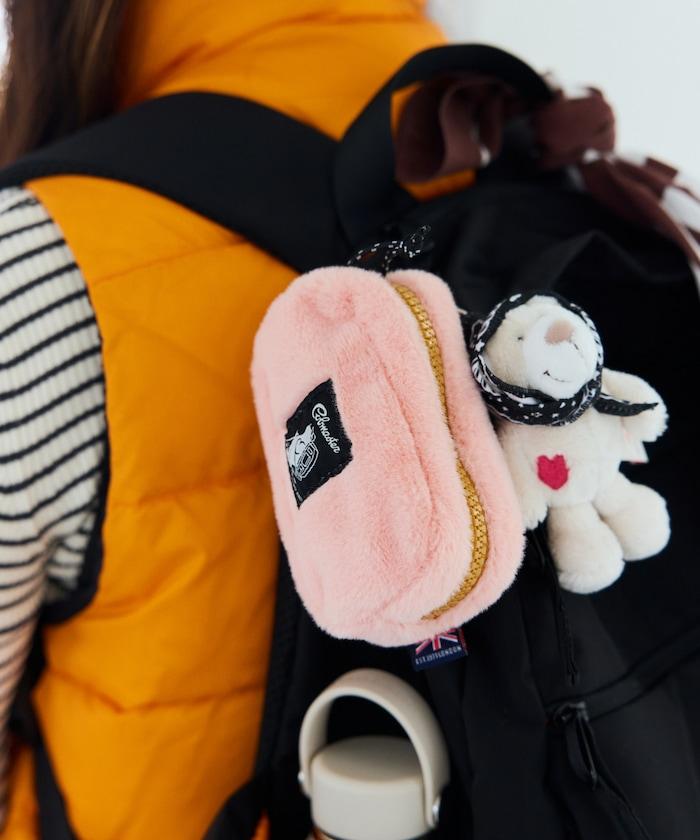 特別款絨毛方形小號收納包